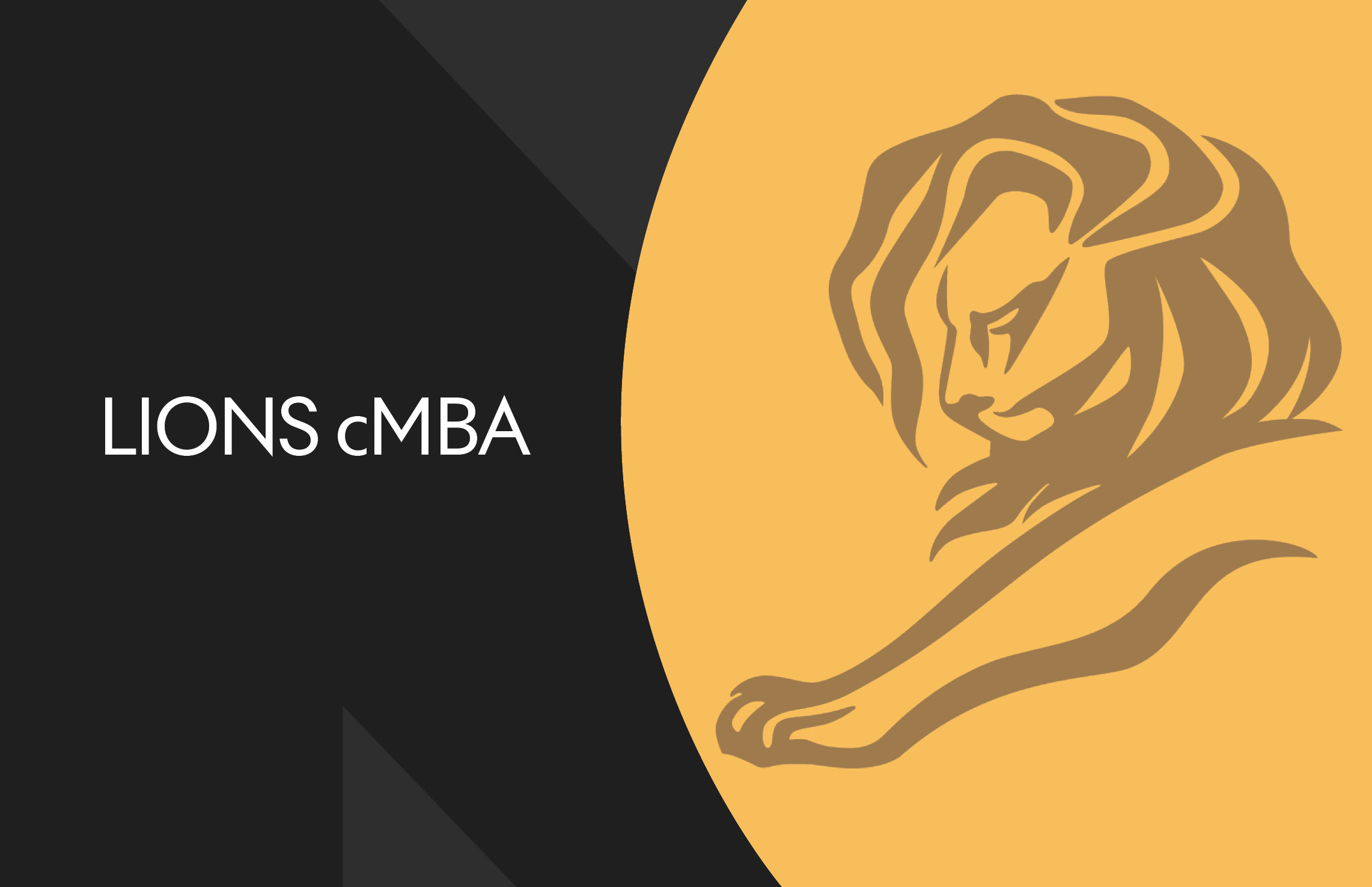 LIONS launches its first global Creative MBA (LIONS cMBA)