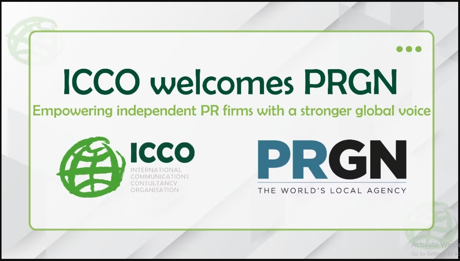 PRGN joins ICCO to elevate independent PR consultancies on the world stage