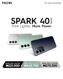 TECNO launches the SPARK 40 Series: ultra-slim design, powerful AI, AMOLED display, and robust durability for incredible value.