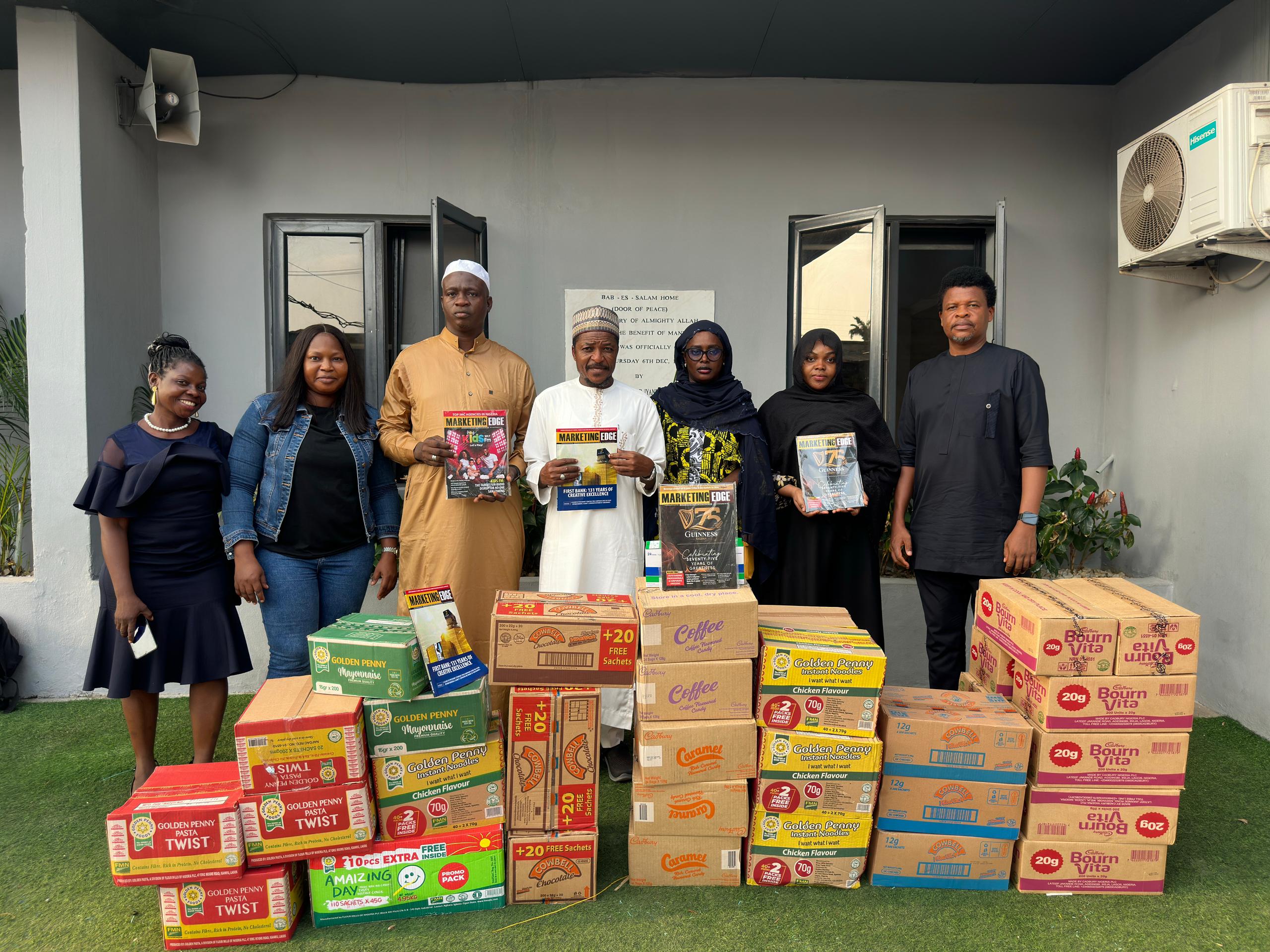 MARKETING EDGE visits Bab-Es-Salam Orphanage, donates food supplies