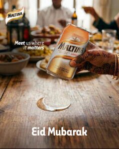 When the moon came out, the brands came alive