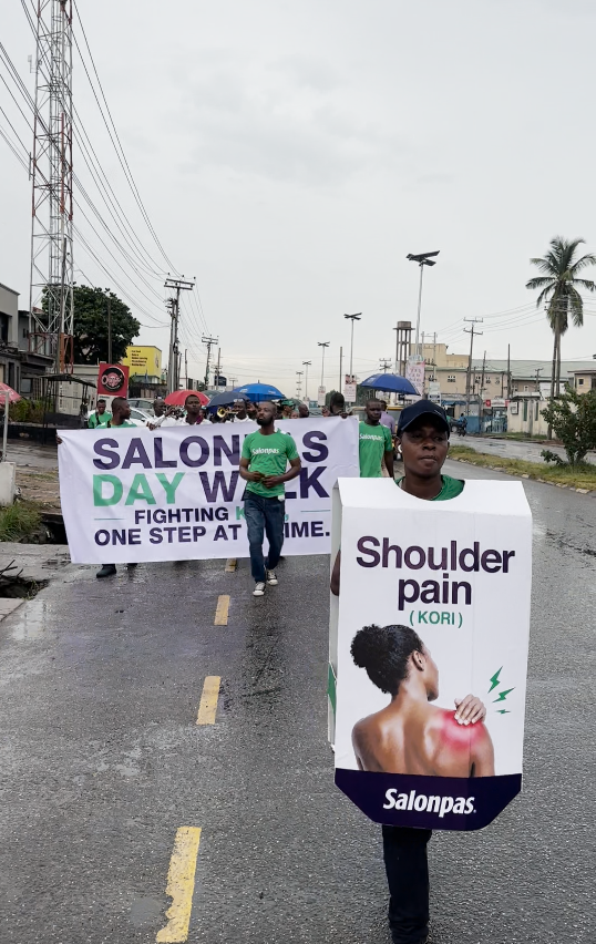Salonpas marks Salonpas Day 2026 with awareness walk in Ojota