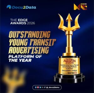 Docu2Data Limited crowned Young Transit Advertising Platform of the Year